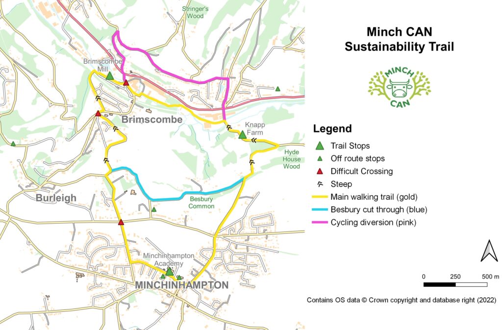 Minch CAN sustainability trail routes